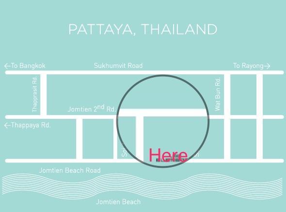 Kuno - 2Br, Beachfront Jomtien ภายนอก รูปภาพ